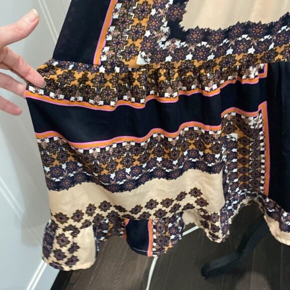 Vero Moda Maxi Bohemian Dress Tiered Sleeveless dress Size large - Picture 11 of 15